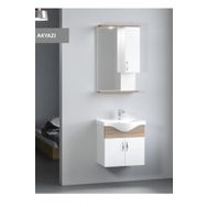 Denko Akyazı 55 cm Mdf Beyaz Banyo Dolabı Takımı