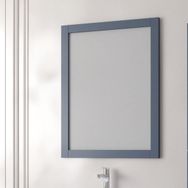 Denko Beyoğlu 75 cm Aynalı Üst Modülü Mdf Mat Lacivert Banyo Dolabı