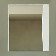 Denko Erel 85 cm Aynalı Üst Modülü Mdf Beyaz Banyo Dolabı