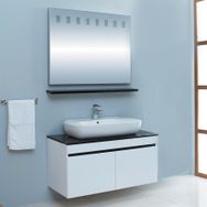 Denko Helena 100 cm Beyaz Banyo Dolabı Takımı