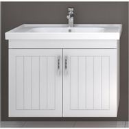 Denko Lotus 80 cm Beyaz Banyo Dolabı