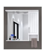 Denko Lotus 80 cm Beyaz Banyo Dolabı