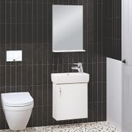 Denko Minica 50 cm Mdf Beyaz Banyo Dolabı Takımı