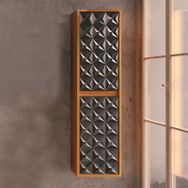 Denko Monart 35 cm Mdf Siyah Banyo Boy Dolabı