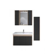 Denko Mostar 90 cm Banyo Dolabı Takımı
