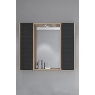 Denko Mostar 90 cm Siyah Banyo Dolabı