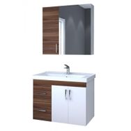 Denko Petra 85 cm Mdf Banyo Dolabı Takımı
