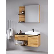 Denko Piramit 90 cm Mdf Banyo Dolabı Takımı