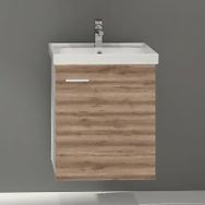 Denko Terra 50 cm Mdf Alize Banyo Dolabı Alt Modül ve Lavabo