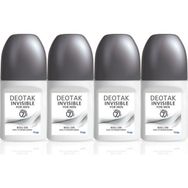 Deotak For Men Invisible 4x35 ml Erkek Roll-On Deodorant