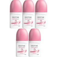 Deotak Invisible 35 ml 5 Adet Kadın Roll-On