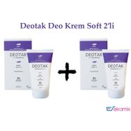 Deotak Soft Hassas Ciltler 35 ml 2'li Krem Deodorant