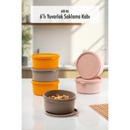 Depa Yuvarlak 600 ml Saklama Kabı ve Kahvaltılık