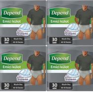 Depend Büyük Erkek 120 Adet Emici Külot Hasta Bezi