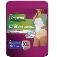 Depend Büyük Kadın 90 Adet Emici Külot Hasta Bezi