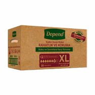 Depend Emici XL Kadın 30'lu Külot Hasta Bezi