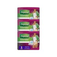 Depend Kadın Büyük Large Beden 3x9 Adet Emici Külot