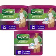 Depend Kadın Orta 90 Adet Emici Külot Hasta Bezi