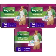 Depend Kadın Orta Boy M 3x30 Adet Emici Külot