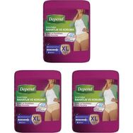 Depend Kadın Xl Ekstra Büyük Beden 3x9 Adet Emici Külot
