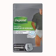 Depend L Beden 8+8 Adet Erkek Emici Külot