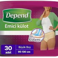 Depend L Büyük Boy 95-130 cm 30 Adet Kadın Emici Külot