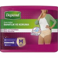 Depend M 16 Adet Kadın Emici Külot Bez