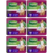 Depend Medium Kadın 6x30 Adet Emici Külot Hasta Bezi