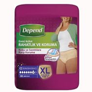 Depend XL 120-150 cm 10'lu 1 Paket Emici Külot