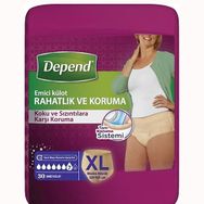 Depend XL Ekstra Büyük Boy 30'lu Hasta Bezi