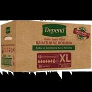 Depend Xl Extra Büyük Boy 120 - 150 cm 30 Adet Emici Külot