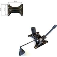 Depolife 15x20 cm Ofis Büro Koltuğu İçin Çift Kol Metal Şase Tilt Mekanizma Yedek Parça