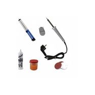 Depolife 30W Lehim Makinası Pompa Pasta Zımpara Lehim Standı 6 Parçalı Kalem Havya Seti