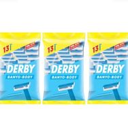 Derby 13'lü Tek Bıçaklı 3 Paket Banyo Tıraş Bıçağı