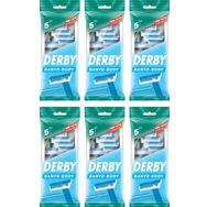 Derby 6x5 Adet Banyo Poşet Tıraş Bıçağı -