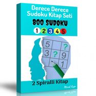 Dereceli Sudoku Kitap Seti 2 Spiralli Kitap