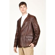 Dericlub E2246 Gerçek Deri Erkek Blazer Ceket