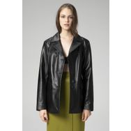Dericlub WM035 Gerçek Deri Kadın Blazer