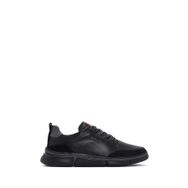 Derimod 24SFD623518 Siyah Bağcıklı Kalın Tabanlı Deri Erkek Sneaker