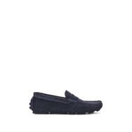 Derimod 26SFD711010 Erkek Lacivert Süet Deri Loafer