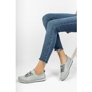 Deripabuc DP16-0062 Hakiki Deri Mavi Kadın Casual Ayakkabı