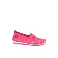 Deripabuc DP16-0066 Hakiki Deri Fuşya Kadın Casual Ayakkabı