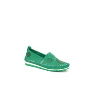 Deripabuc DP16-0066 Hakiki Deri Yeşil Kadın Deri Casual Ayakkabı