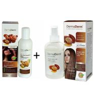 Dermaderm Argan Yağı Özlü Saç Kremi 500 ml ve 250 ml Dermaderm Argan Özlü Saç Bakım Sütü