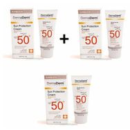 DermaDerm Sun Protection SPF 50 3x100 ml Krem