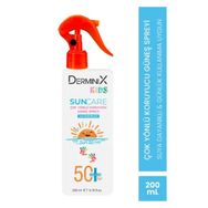 Derminix Spf 50 200 ml Kids Suya Dayanıklı Çocuk Güneş Kremi