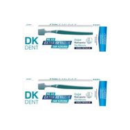 Dermokil 2 Adet Dk Dent Klasik Florürsüz 75 ml Diş Macunu + Diş Fırçası