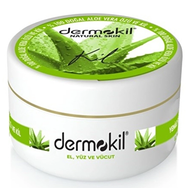 Dermokil 300 ml Doğal Aloe Vera El Yüz ve Vücut Bakım Kremi