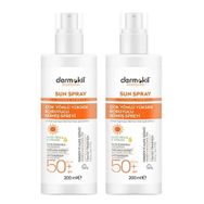 Dermokil Çok Yönlü SPF50 2x200 ml Güneş Koruyucu Sprey