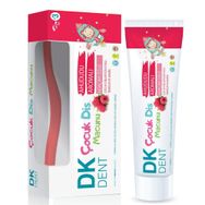 Dermokil Dk Dent 50 ml Çocuk Diş Macunu Ahududu ve Adaçayı Fırça